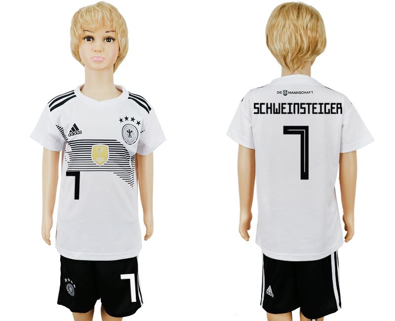 2018 maillot pour enfants GERMANY CHIRLDREN #7 SCHWEINSTEIGER